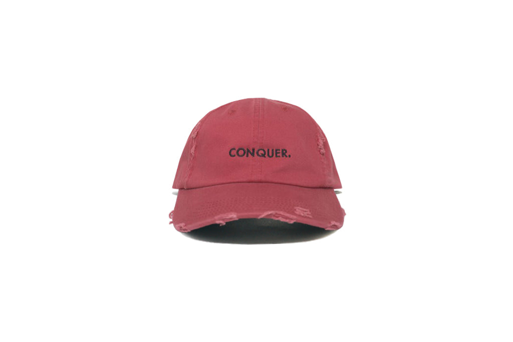 CONQUER-Red Dad Hat